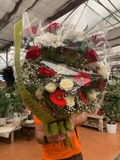 FUNERALE MAZZO GRANDE DI FIORE RECISO
