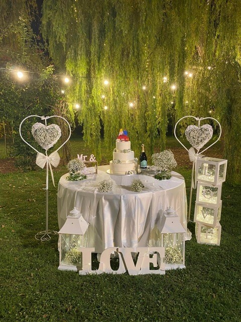 MATRIMONIO ALLESTIMENTO RISTORANTE