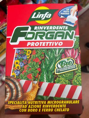 FORGAN Dissuasore per Lumache, Concime a Lenta Cessione Linfa - 1kg - lumachicida . Prodotto ammeso in agricoltura biologica