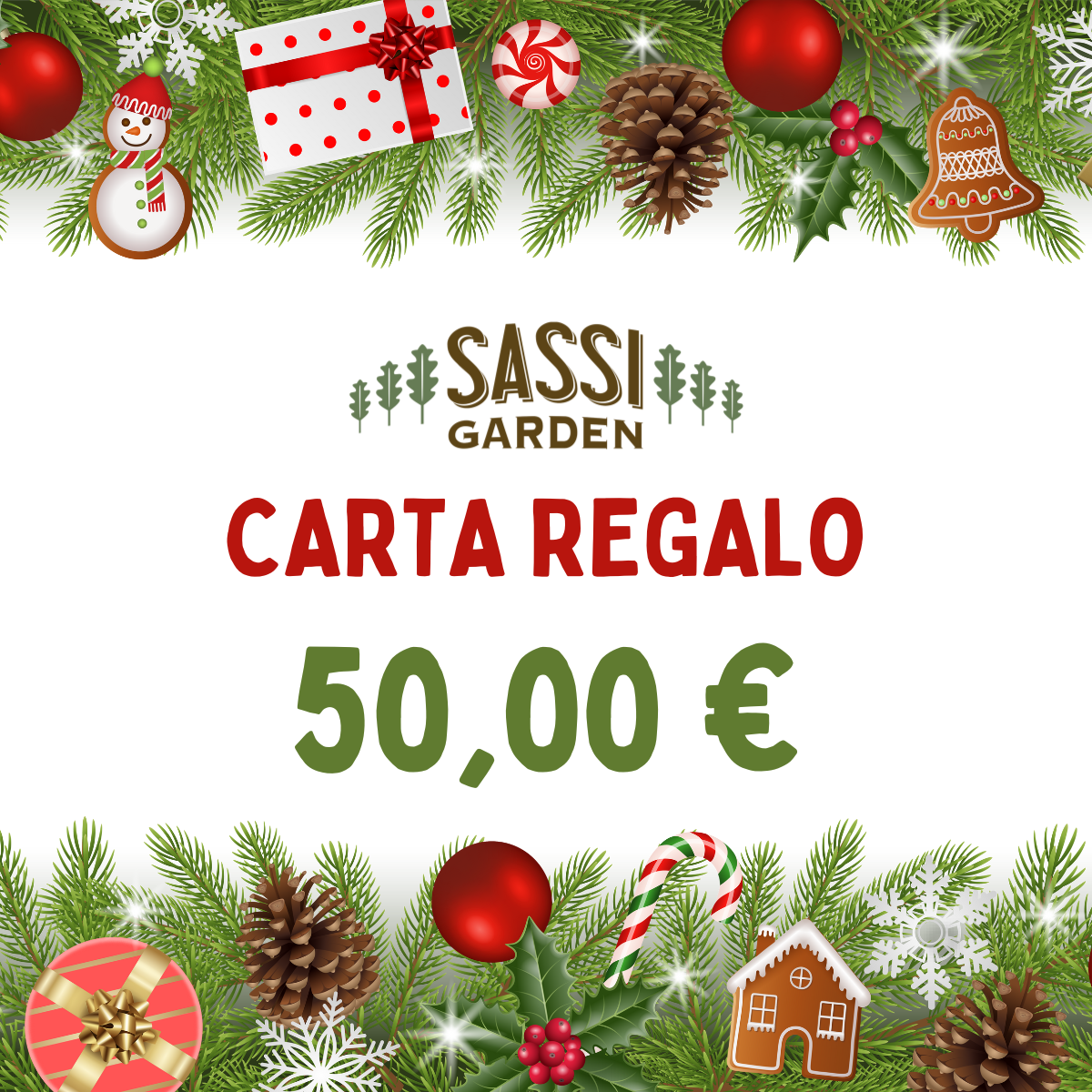 CARTA REGALO €50,00 CARTA REGALO €50,00