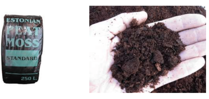 Torba acida di sfagno, Torba estone - Estonian Peat Moss, 33 Kg ( 250lt )
