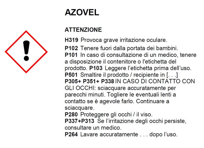 Concime rapida cessione universale Azovel Linfa - 1 kg
