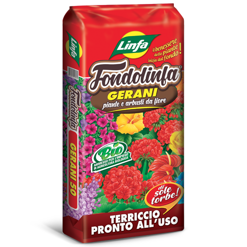TERRICCIO FIORI E GERANI 50 LT
