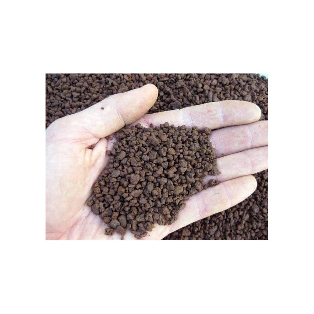 Lapillo vulcanico rosso, lava vulcanica, 3/5 mm Geosism - 1kg