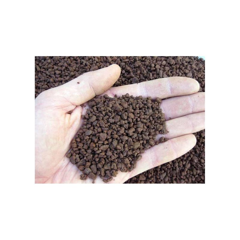 Lapillo vulcanico rosso, lava vulcanica, 3/5 mm Geosism - 1kg