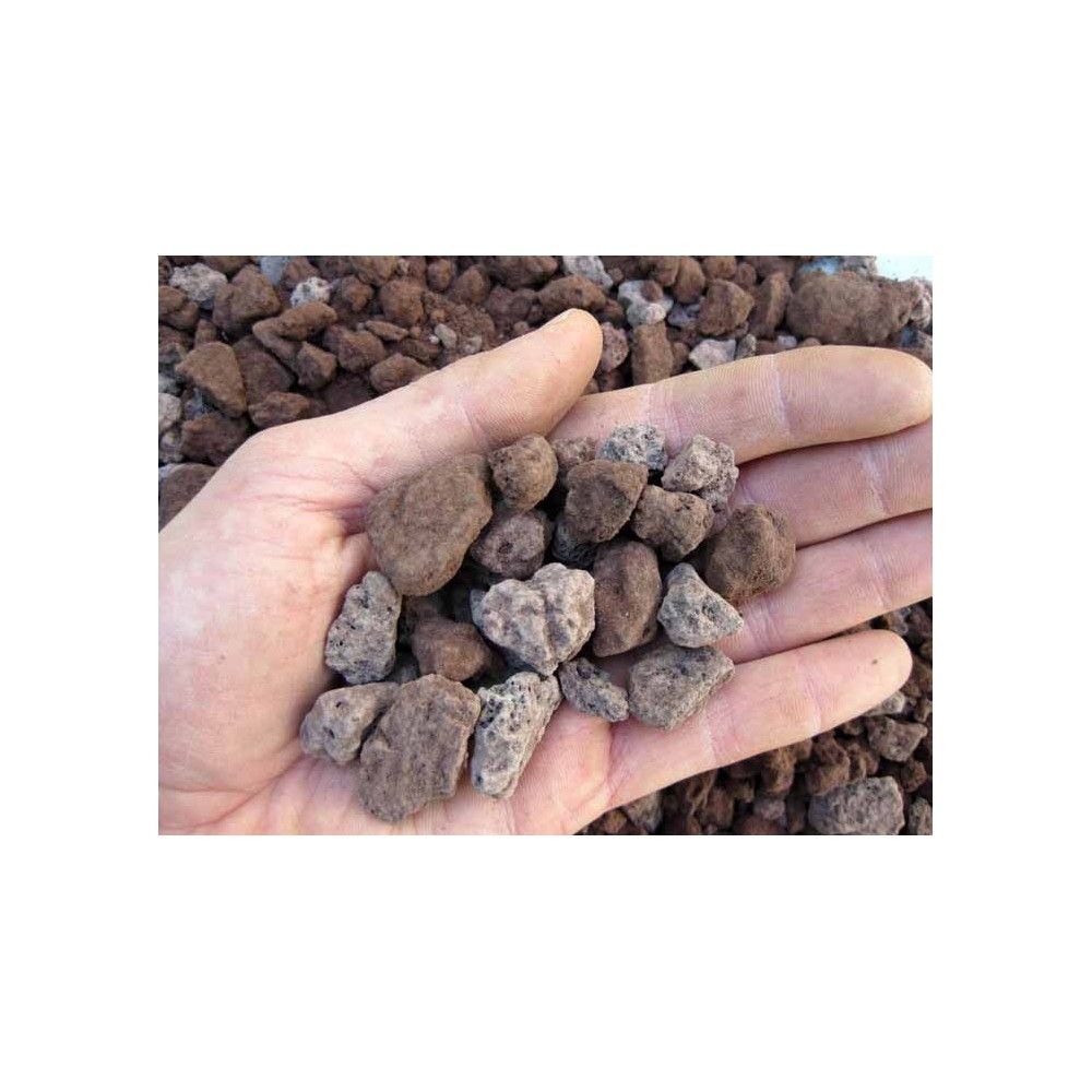 Lapillo vulcanico rosso, lava vulcanica, 10/16 mm Geosism - 1kg
