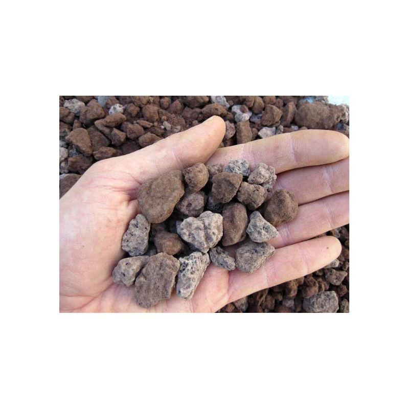 Lapillo vulcanico rosso, lava vulcanica, 10/16 mm Geosism - 1kg