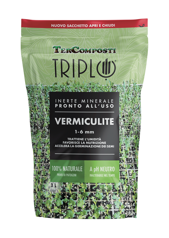 Granulato TerComposti Triplo 1-6 mm, Vermiculite - 3 LT
