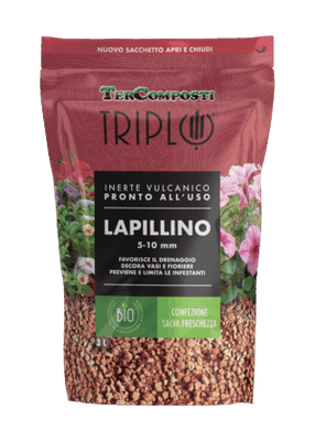 Granulato TerComposti Triplo 5-10 mm, Lapillino - 3 LT Granulato TerComposti Triplo 5-10 mm, Lapillino - 3 LT