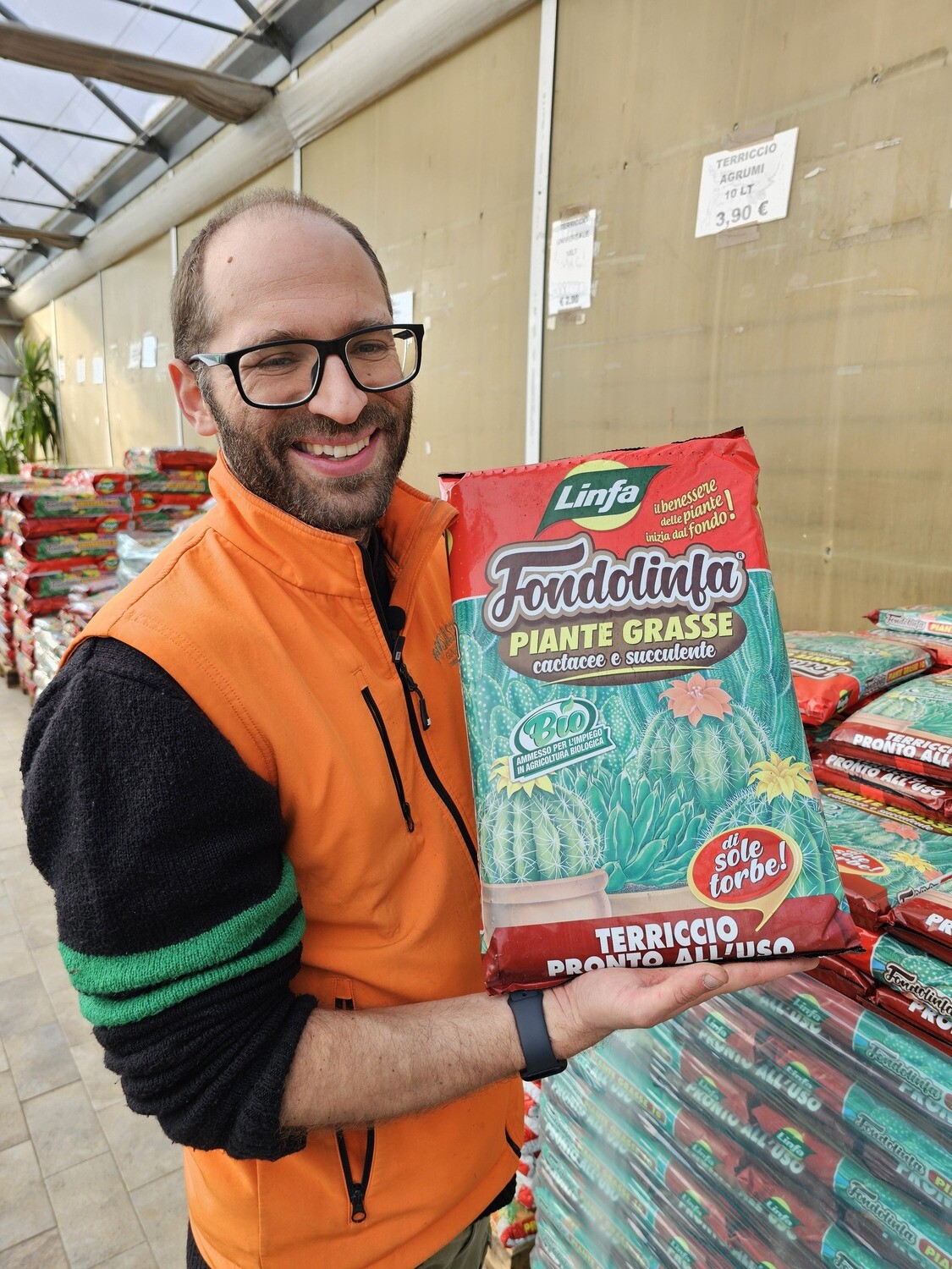 Terriccio per Piante Grasse Fondolinfa, Linfa - 10 lt Terriccio per Piante Grasse Fondolinfa, Linfa - 10 lt