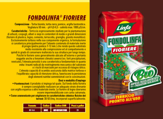 TERRICCIO PER RINVASO FIORIERE 80 lt