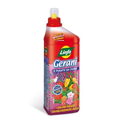 Concime liquido gerani e fiori Linfa