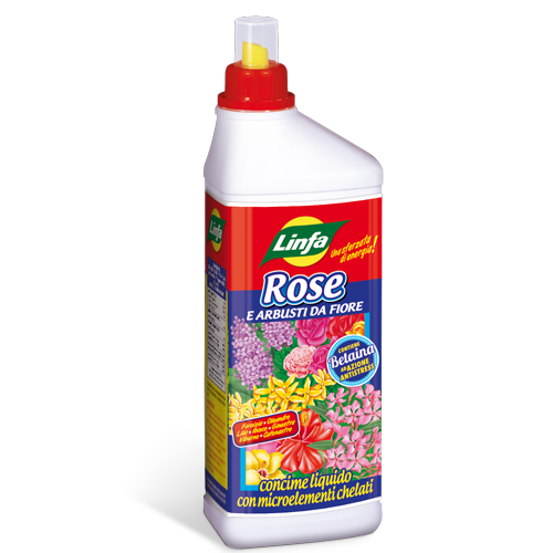 Concime liquido Rose e fiori Linfa - 1 lt Concime liquido Rose e fiori Linfa - 1 lt