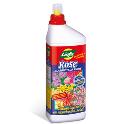 Concime liquido Rose e fiori Linfa - 1 lt Concime liquido Rose e fiori Linfa - 1 lt