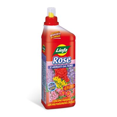Concime liquido Rose e fiori Linfa - 1 lt Concime liquido Rose e fiori Linfa - 1 lt