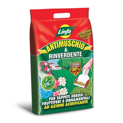 Concime Antimuschio Prato Rinverdente Linfa 5kg Concime Antimuschio Prato Rinverdente Linfa 5kg