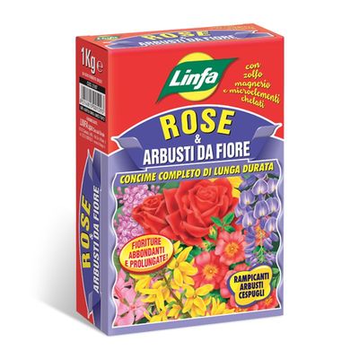 Concime Rose & Fiori Linfa - 1 kg Concime Rose & Fiori Linfa - 1 kg