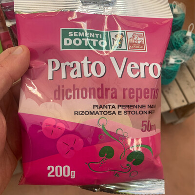 Busta Prato Vero Dicondra Repens 200 gr - Sementi Dotto dichondra