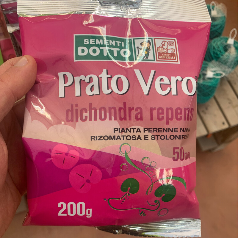 Semi per Prato Vero Dicondra Repens Busta 200 gr - Sementi Dotto dichondra