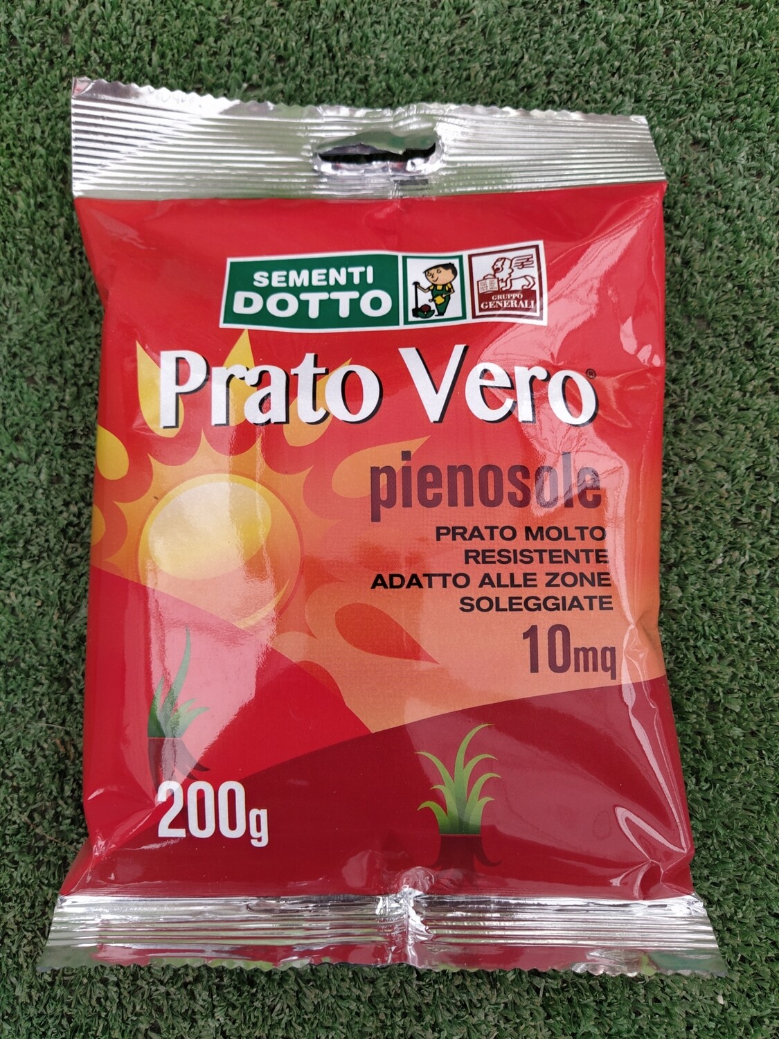 Semi per Prato Vero Pienosole Busta 200 gr - Sementi Dotto Semi per Prato Vero Pienosole Busta 200 gr - Sementi Dotto