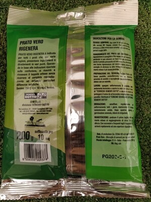 Semi per Prato Rigenera Prato Busta 200 gr - Sementi Dotto