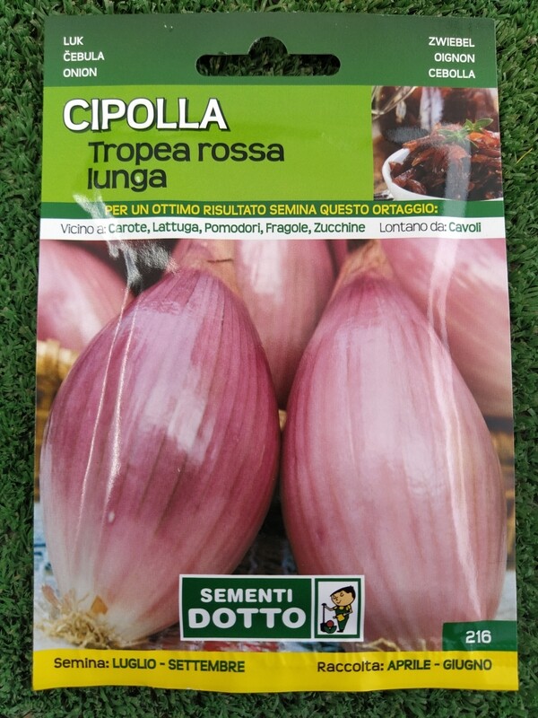 Cipolla Tropea rossa - Busta semi Cipolla Tropea rossa - Busta semi