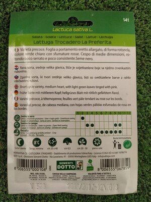 Lattuga trocadero La preferita - Busta semi