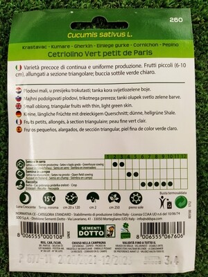 Cetriolino - Busta semi
