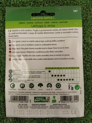Lattuga S.Anna - Busta semi