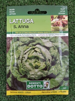 Lattuga S.Anna - Busta semi Lattuga S.Anna - Busta semi