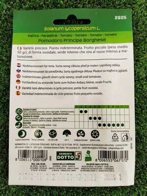 Pomodoro Principe Borghese - Busta semi