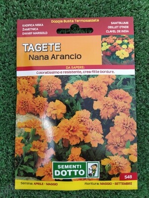 Tagete nana arancio - Busta semi