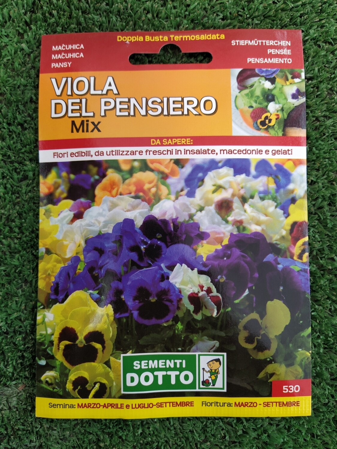 Viola del pensiero mix - Busta semi Viola del pensiero mix - Busta semi