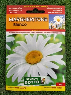 Margheritone bianco - Busta semi