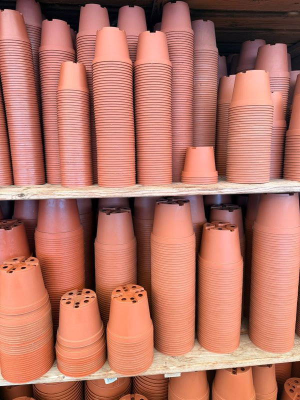 Vaso rotondo da coltivazione in plastica EUROVASO – Erba