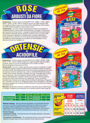 Concime Granulare a Lenta Cessione per Ortensie & acidofile Linfa - 1 kg