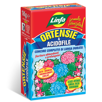 Concime Granulare a Lenta Cessione per Ortensie &amp; acidofile Linfa - 1 kg