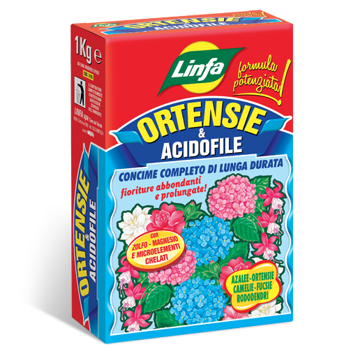 Concime Granulare a Lenta Cessione per Ortensie &amp; acidofile Linfa - 1 kg
