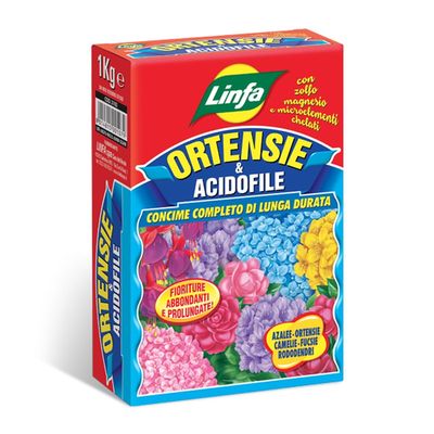 Concime Granulare a Lenta Cessione per Ortensie &amp; acidofile Linfa - 1 kg