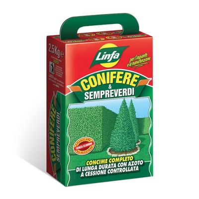 Concime per sempreverdi e conifere Linfa - 2,5 kg