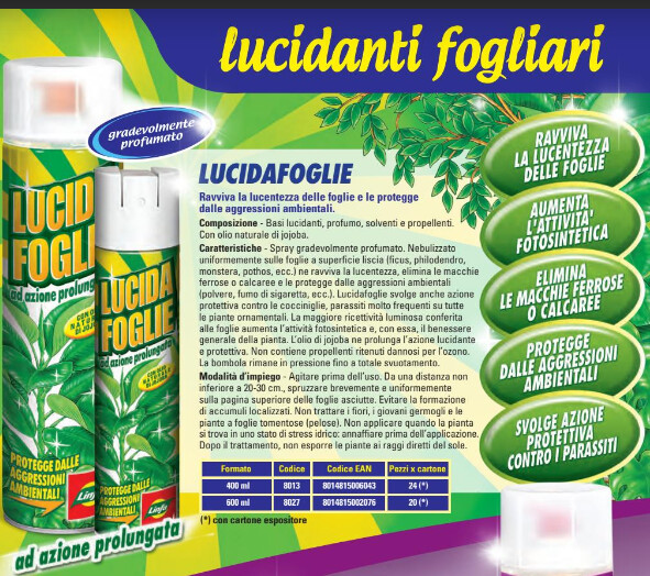Lucidante Fogliare Linfa