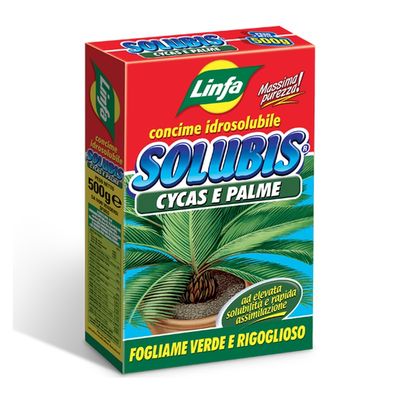SOLUBIS Concime Cycas, Cicas e Palme idrosolubile Linfa - 500 gr