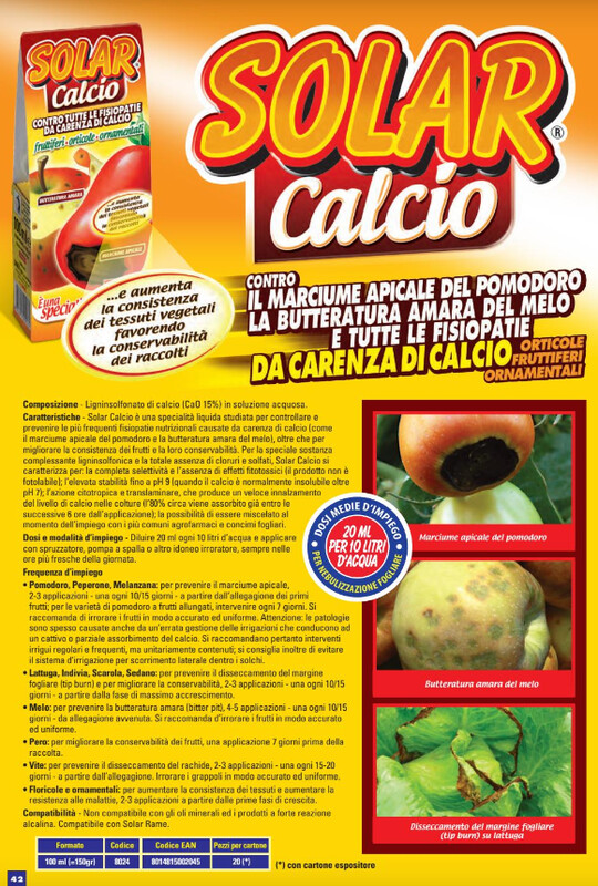 Solar Calcio integratore di calcio Linfa - 100ml