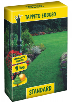 TAPPETO ERBOSO Standard SEMI 1 KG SEMENTI SEMENZA SEME PRATO LOIETTO FESTUCA