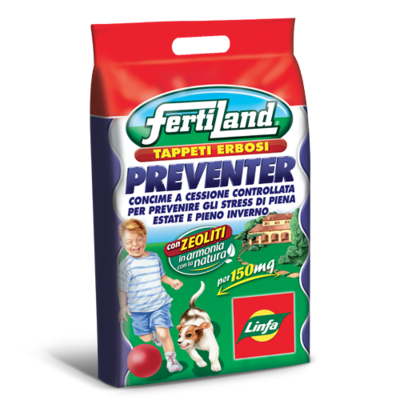 Concime a lenta cessione per prato Preventer Linfa - 5 kg Concime a lenta cessione per prato Preventer Linfa - 5 kg