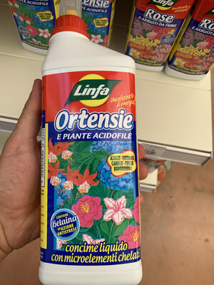 Concime liquido ortensie e acidofile acido Linfa - 1 lt