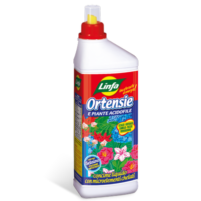 Concime liquido ortensie e acidofile acido Linfa - 1 lt Concime liquido ortensie e acidofile acido Linfa - 1 lt