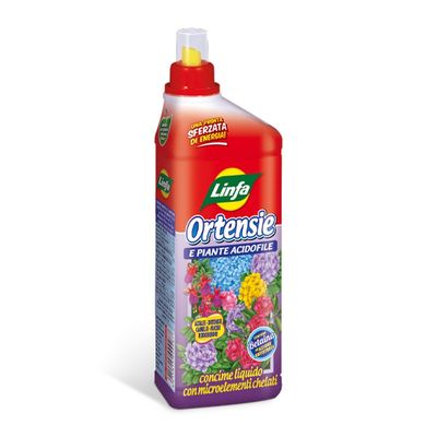 Concime liquido ortensie e acidofile acido Linfa - 1 lt Concime liquido ortensie e acidofile acido Linfa - 1 lt