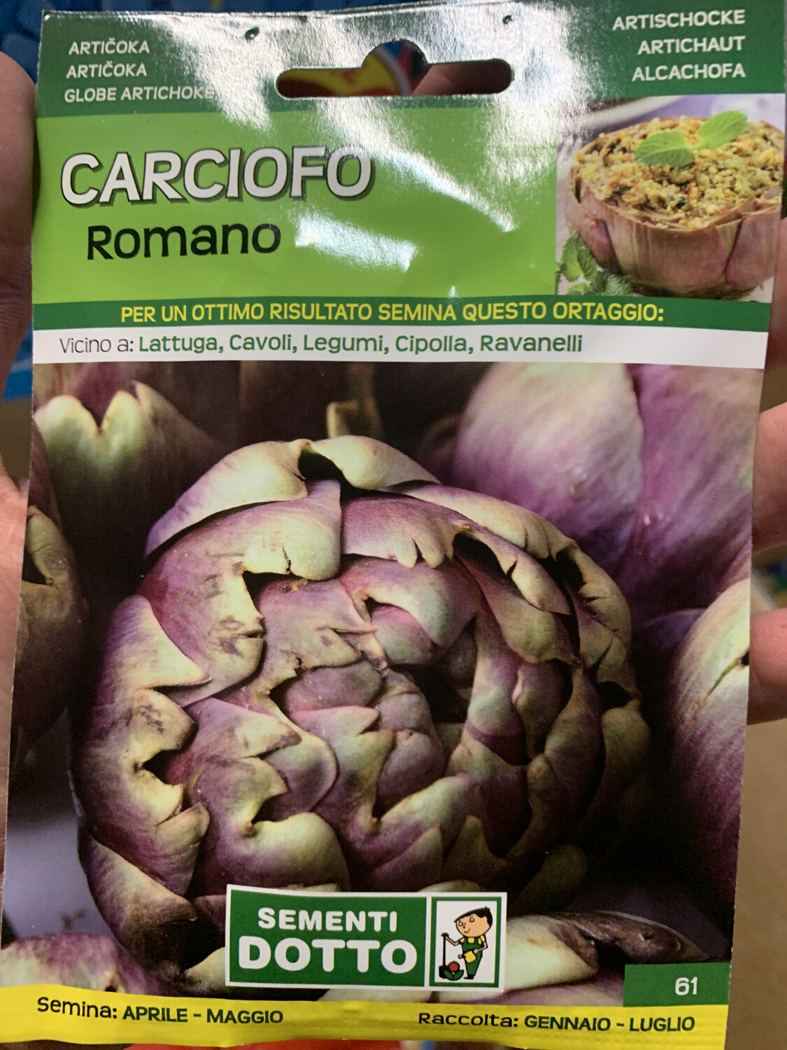 Carciofo romano - Busta semi Carciofo romano - Busta semi