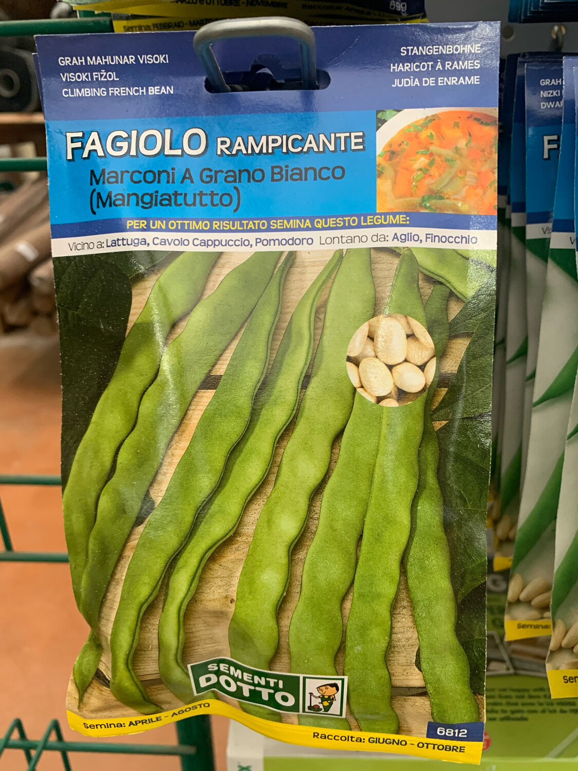 Fagiolino Rampicante Marconi 95 grammi - Busta semi Fagiolino Rampicante Marconi 95 grammi - Busta semi